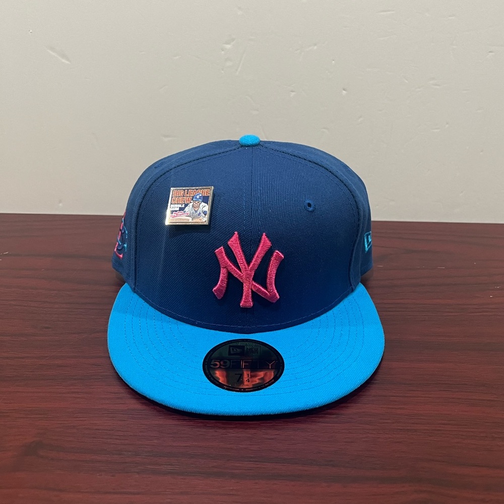 New Era x Big League Chew, 59Fifty Fitted Hat, New York Yankees, Blue Raspberry